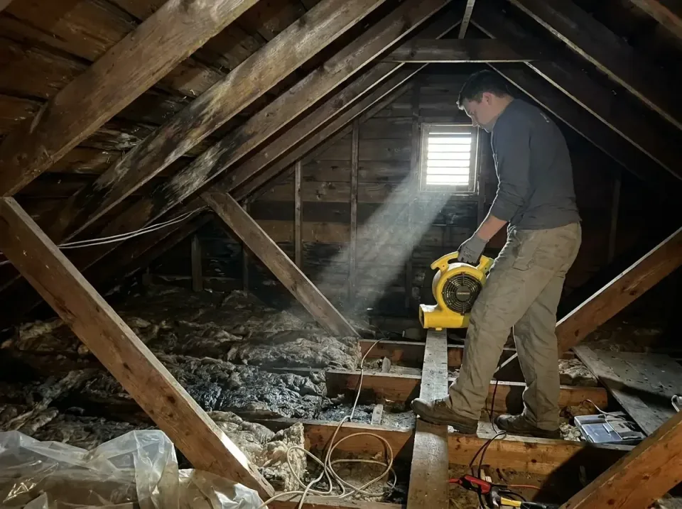 attic-water-damage-drying-proc-007 — frequently asked questions, Emergency Water Extraction & 24/7 Flood Response in Kronenw…